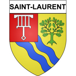 Saint-Laurent 18 ville Stickers blason autocollant adhésif
