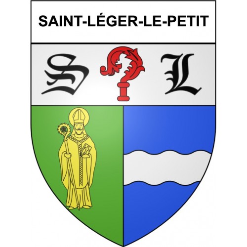 Saint-Léger-le-Petit 18 ville Stickers blason autocollant adhésif