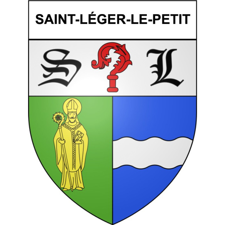 Saint-Léger-le-Petit 18 ville Stickers blason autocollant adhésif