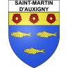 Saint-Martin-d'Auxigny 18 ville Stickers blason autocollant adhésif