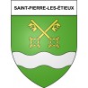 Saint-Pierre-les-étieux 18 ville Stickers blason autocollant adhésif