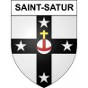 Saint-Satur 18 ville Stickers blason autocollant adhésif