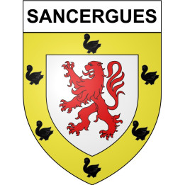 Sancergues 18 ville Stickers blason autocollant adhésif