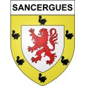 Sancergues 18 ville Stickers blason autocollant adhésif