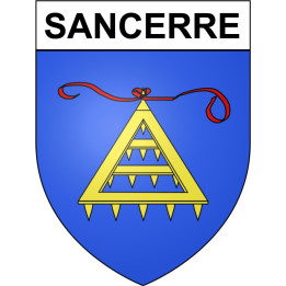Sancerre 18 ville Stickers blason autocollant adhésif