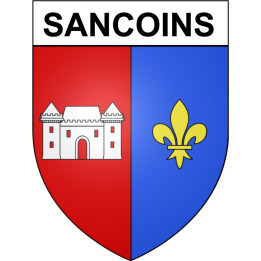 Sancoins 18 ville Stickers blason autocollant adhésif