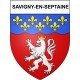 Savigny-en-Septaine 18 ville Stickers blason autocollant adhésif