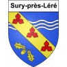 Sury-près-Léré 18 ville Stickers blason autocollant adhésif