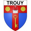 Trouy 18 ville Stickers blason autocollant adhésif
