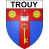 Trouy 18 ville Stickers blason autocollant adhésif