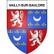 Vailly-sur-Sauldre 18 ville Stickers blason autocollant adhésif