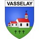 Vasselay 18 ville Stickers blason autocollant adhésif
