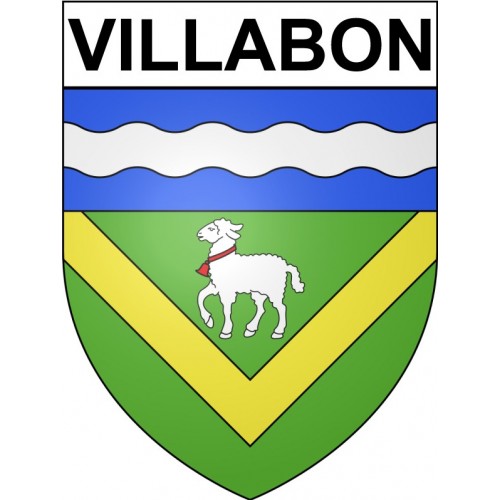 Villabon 18 ville Stickers blason autocollant adhésif