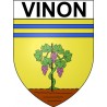 Vinon 18 ville Stickers blason autocollant adhésif