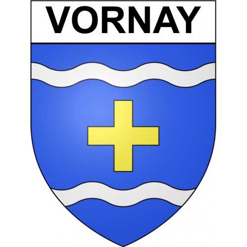 Vornay 18 ville Stickers blason autocollant adhésif