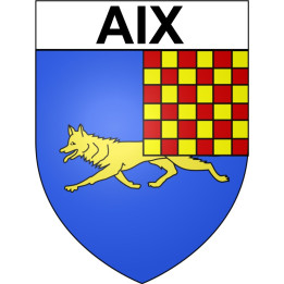Aix 19 ville Stickers blason autocollant adhésif