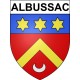 Albussac 19 ville Stickers blason autocollant adhésif