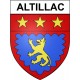 Altillac 19 ville Stickers blason autocollant adhésif