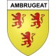 Ambrugeat 19 ville Stickers blason autocollant adhésif