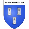 Pegatinas escudo de armas de Omps adhesivo de la etiqueta engomada