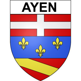 Ayen 19 ville Stickers blason autocollant adhésif