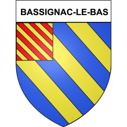 Bassignac-le-Bas 19 ville Stickers blason autocollant adhésif