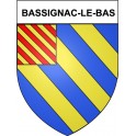 Bassignac-le-Bas 19 ville Stickers blason autocollant adhésif