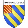 Bassignac-le-Bas 19 ville Stickers blason autocollant adhésif