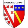 Adesivi stemma Bassignac-le-Haut adesivo