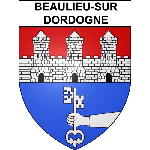 Beaulieu-sur-Dordogne 19 ville Stickers blason autocollant adhésif
