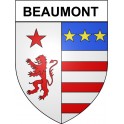 Beaumont 19 ville Stickers blason autocollant adhésif
