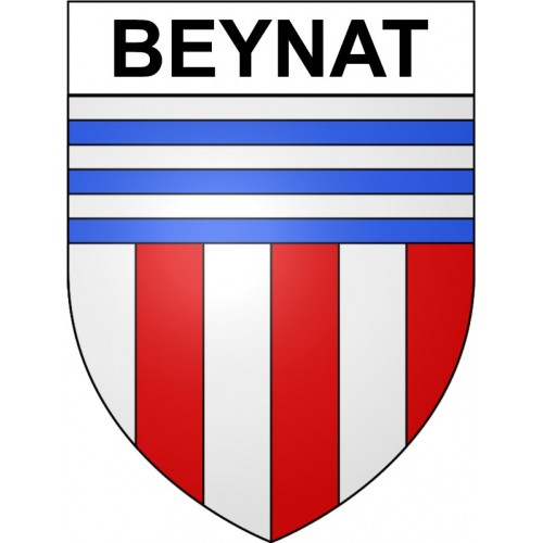 Beynat 19 ville Stickers blason autocollant adhésif