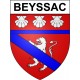 Beyssac 19 ville Stickers blason autocollant adhésif