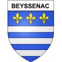 Beyssenac 19 ville Stickers blason autocollant adhésif