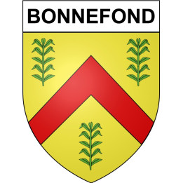 Bonnefond 19 ville Stickers blason autocollant adhésif