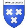 Bort-les-Orgues 19 ville Stickers blason autocollant adhésif