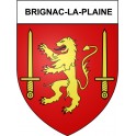 Brignac-la-Plaine 19 ville Stickers blason autocollant adhésif