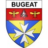 Stickers coat of arms Bugeat adhesive sticker