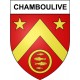 Chamboulive 19 ville Stickers blason autocollant adhésif