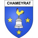 Chameyrat 19 ville Stickers blason autocollant adhésif