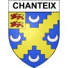 Chanteix 19 ville Stickers blason autocollant adhésif