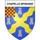 Chapelle-Spinasse 19 ville Stickers blason autocollant adhésif