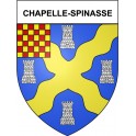 Chapelle-Spinasse 19 ville Stickers blason autocollant adhésif