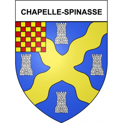 Pegatinas escudo de armas de Omps adhesivo de la etiqueta engomada