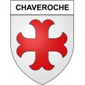 Chaveroche 19 ville Stickers blason autocollant adhésif