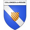 Collonges-la-Rouge 19 ville Stickers blason autocollant adhésif