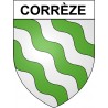 Corrèze 19 ville Stickers blason autocollant adhésif