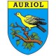 Auriol Sticker wappen, gelsenkirchen, augsburg, klebender aufkleber