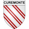 Curemonte 19 ville Stickers blason autocollant adhésif