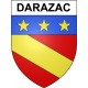 Darazac 19 ville Stickers blason autocollant adhésif